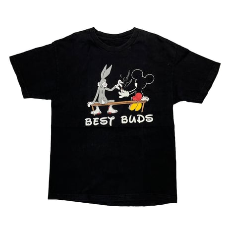 OLD&VINTAGE 00s BEST NUDS BUGS BUNNY & MICKEY PARODY FITS LARGE 0316