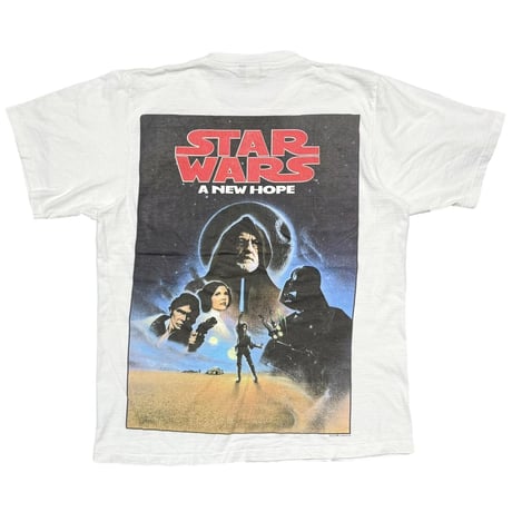 STAR WARS 1995 A NEW HOPE MOVIE POSTER DESIGN WHITE CHANGES LARGE 3763