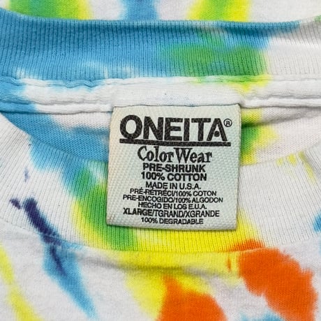 OLD & VINTAGE SMILE DAZED AND CONFUSED IN 97 TIE DYE ONEITA FITS XL 7319