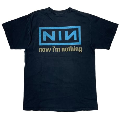 NINE INCH NAILS 2002 now i'm nothing FRUIT OF THE LOOM LARGE 1990