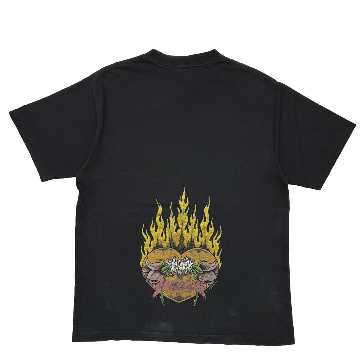 METALLICA PUSHEAD 1994 FLAMING FLOWER SKULL GIA