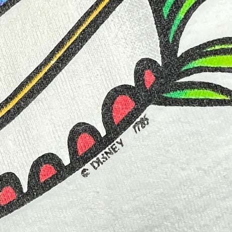 DISNEY VINTAGE MINNIE MOUSE & SUNFLOWER WHITE OSFA FITS XL 0482