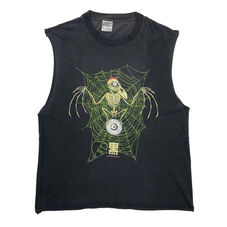 PUSHEAD SCARECROW 黒 SLEEVLES TEE BROCKUM XL 6829