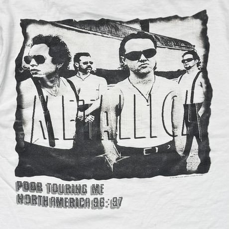 METALLICA POOR TOURING ME WHITE TULTEX XL 4484