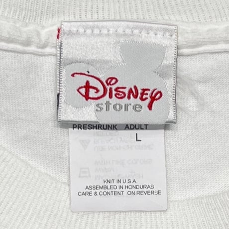 DISNEY VINTAGE MICKEY MOUSE AMERICAN FLAG WHITE LARGE 1206