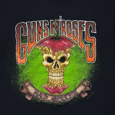 GUNS N' ROSES BAD APPLE USE YOUR ILLUSION TOUR 1991-92 BROCKUM LARGE 2421