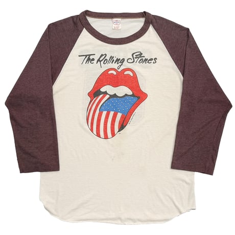 THE ROLLING STONES 1981 AMERICAN TONGUE RAGLAN ANVIL XL 1064