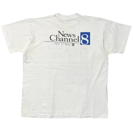 THE BEATLES ANTHOLOGY NEWS CHANNEL 8 WHITE FRUIT OF THE LOOM XL 6675