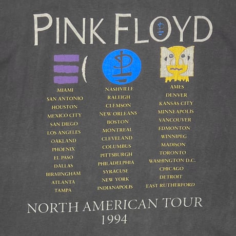 PINK FLOYD NORTH AMERICAN TOUR 1994 OSFA FITS XL 6697