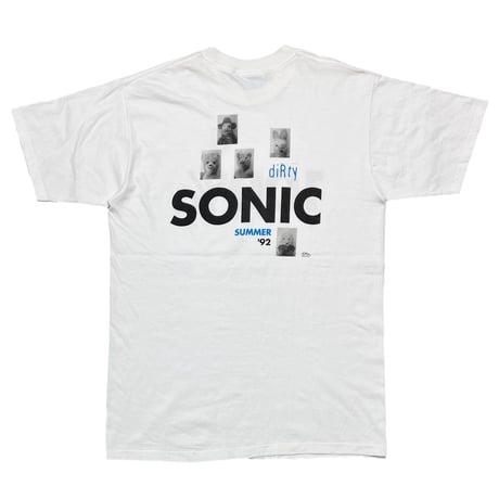 SONIC YOUTH dirty 100% 1992 WHITE LARGE 7241
