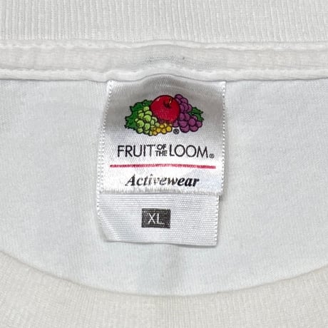 FRUIT OF THE LOOM LOGO WHITE XL 7290