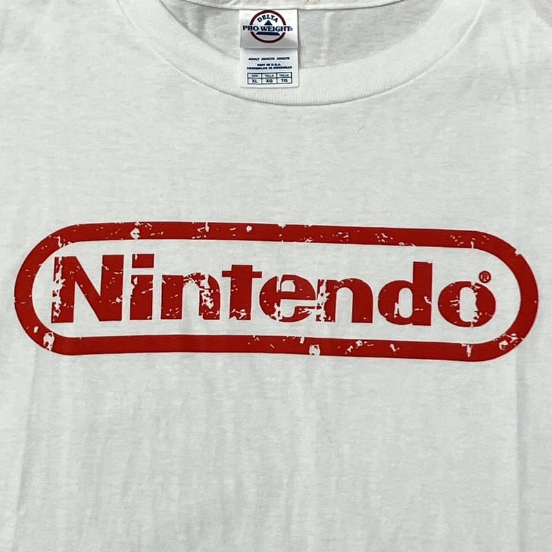 NINTENDO RED LOGO TEE WHITE DELTA XL 6270 | gre 