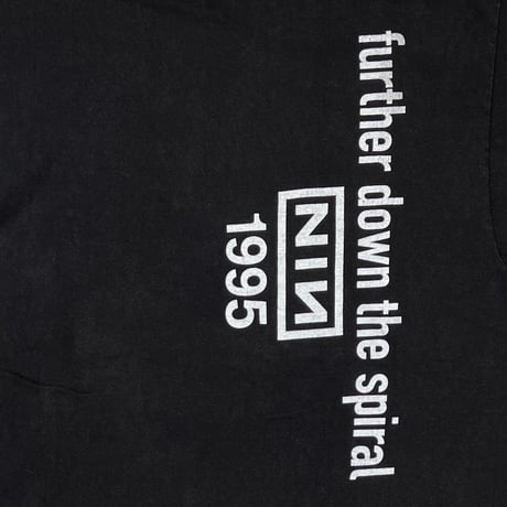 NINE INCH NAILS FURTHER DOWN THE SPIRAL HANES XL 8201