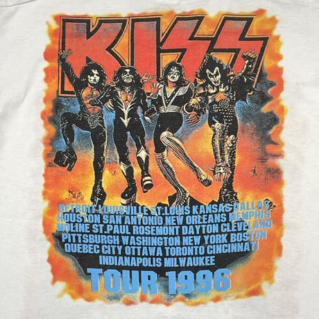 KISS TOUR 1996 WHITE XL 3427