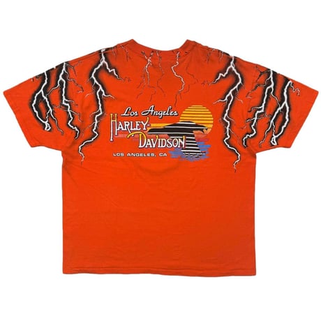 HARLEY DAVIDSON THUNDER & LIGHTNING OVP LOS ANGELS ORANGE XXL 2883