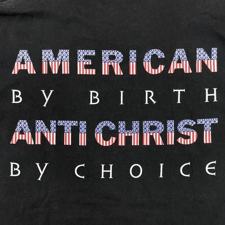 MARILYN MANSON 1997 AMERICAN BY BIRTH ANTI CHRIST BY CHOICE FITS LARGE 8145