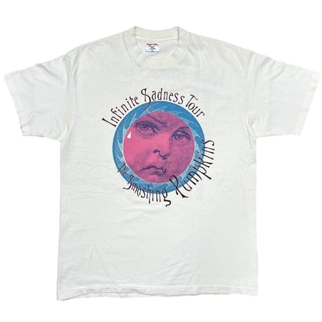 THE SMASHING PUMPKINS INFINITE SADNESS TOUR 1996 WHITE SOFTEE XL 0823