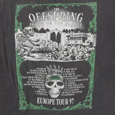 THE OFFSPRING IXNAY ON THE HOMBRE EUROPE TOUR 1997 XL 5893