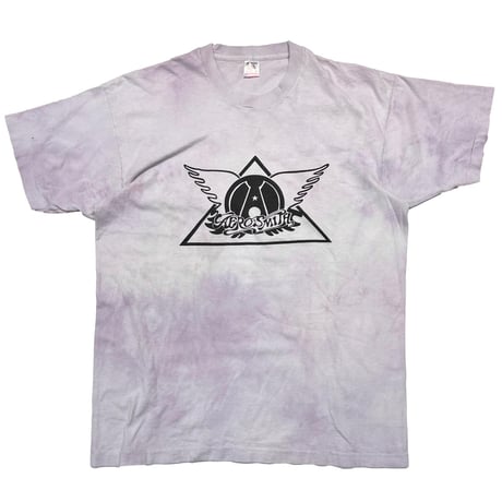 AEROSMITH ROCK IN A HARD PLACE TIE DYE LIGHT PURPLE FRUIT OF THE LOOM XL 4027