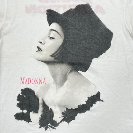 MADONNA BLONDE AMBITION TOUR '90 WHITE FITS M-L 2766