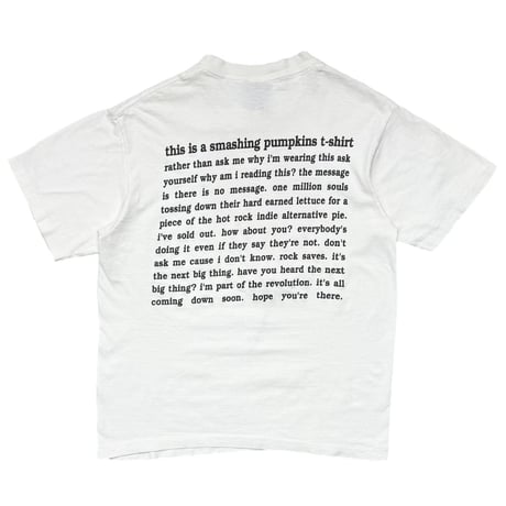 THE SMASHING PUMPKINS SP RED HEART WHITE GINAT BY TEE JAYS LARGE 1219