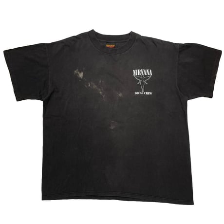 NIRVANA IN UTERO LOCAL CREW BLACK BROCKUM XL 8530