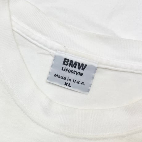 BMW EMBLEM LOGO TEE WHITE XL 7236