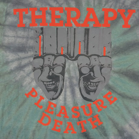 THERAPY ? PLEASURE DEATH LS TIEDYE FRUIT OF THE LOOM LARGE 6921