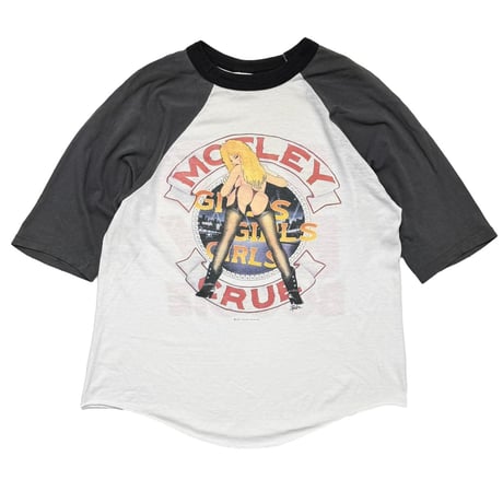 MOTLEY CRUE 	BAD BOY BOOGIE RAGLAN SIGNAL XL 2220