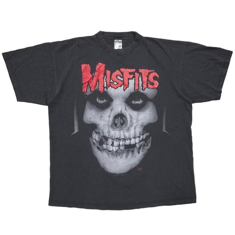 MISFITS 2001 SKULL RED TEXT EURO XL 8427