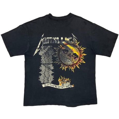 METALLICA PUSHEAD SIDE FLAME SKULL anvil XL 4997