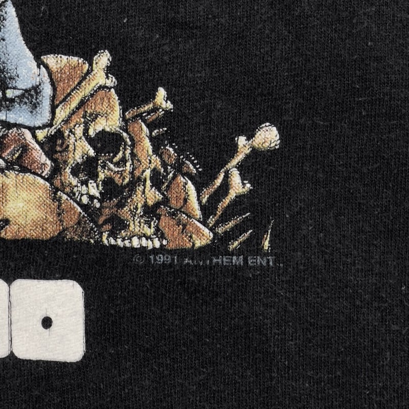 RUSH PUSHEAD 1991 ROLL THE BONES SLEEVE LESS XL