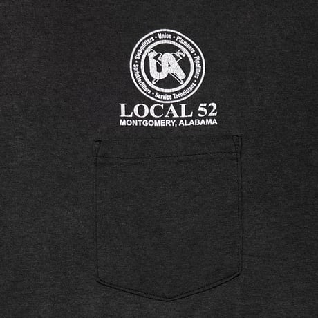 OLD & VINTAGE LOCAL 52 EAGLE AMERICAN FLAG FITS XL 9917