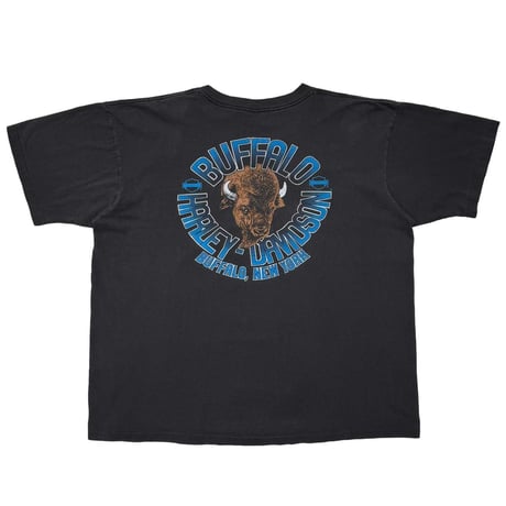 HARLEY DAVIDSON CHROME FLAMING LOGO BUFFALO XL 9129
