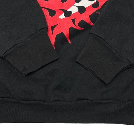ROLLING STONES SPIKE LIP & TONGUE VOODOO LOUNGE CREWNECK SWEAT FRUIT OF THE LOOM LARGE 1636