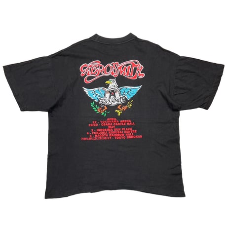 AEROSMITH 1993 AERO FORCE ONE TOUR SKULL EURO LARGE 4024