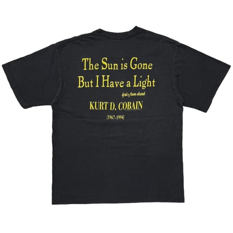 NIRVANA KURT COBAIN THE SUN IS GONE GIANT XL 1799