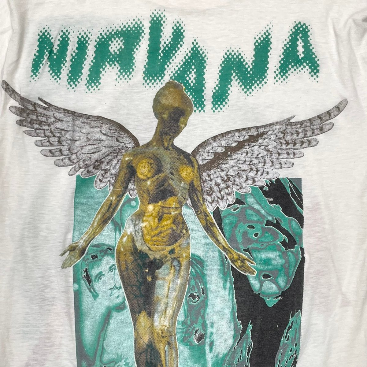 NIRVANA IN UTERO THAILAND BOOTLEGフェード黒XL