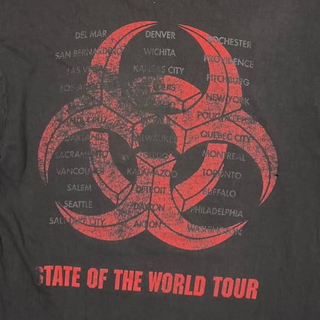 BIOHAZARD 1994 FROM THE HARDSIDE LS HANES LARGE 4162