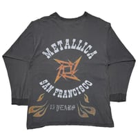 METALLICA 15 YEARS FLAME LS BLACK EURO XL 8959