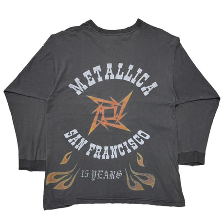 METALLICA 15 YEARS FLAME LS BLACK EURO XL 8959