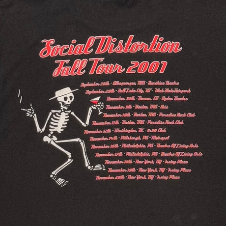 SOCIAL DISTORTION FALL TOUR 2001 GIANT LARGE 9985