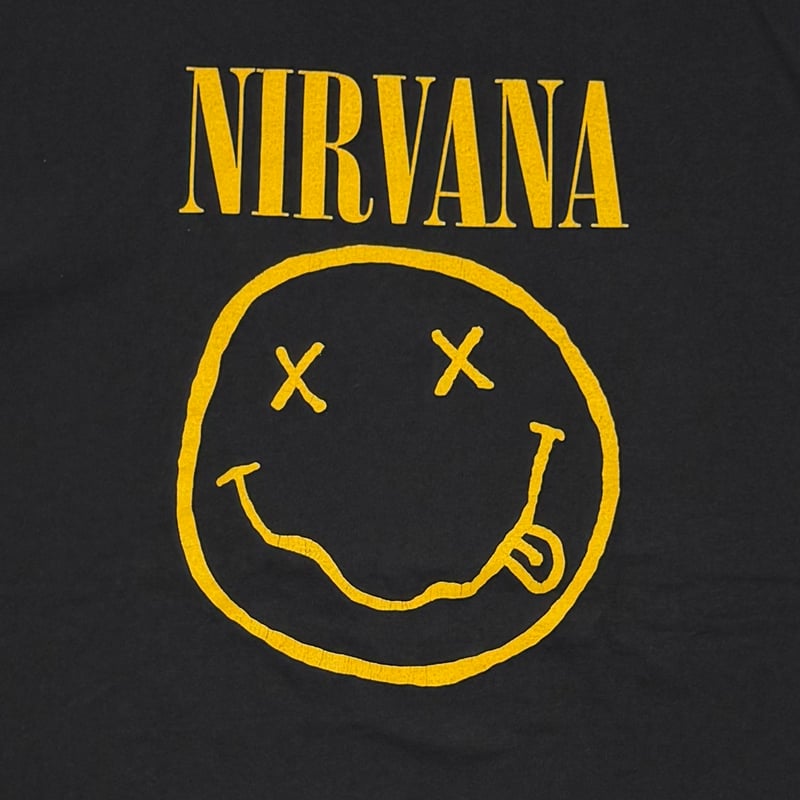 ⭐️未使用品NIRVANA SMILE Ｌ/ S TEE USA製 Ｌサイズ☆ ⭐️未使用品NIRVANA SMILE L/ S TEE USA製 Lサイズ☆