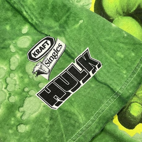 MARVEL TIE DYE HULK KRAFT COMMERCIAL TEE GREEN GILDAN XL 8754
