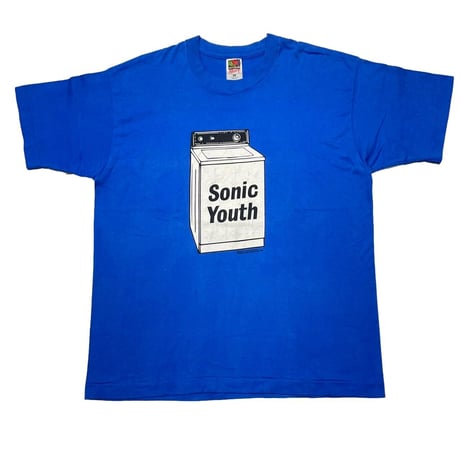 SONIC YOUTH WASHING MACHIEN RARE PATTERN RED BACK PRINT FRUIT XL 7633