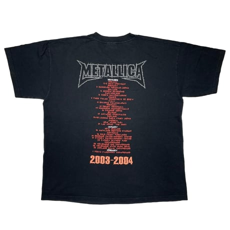METALLICA ST-ANGER 2003 FRUIT OF THE LOOM LARGE 5859