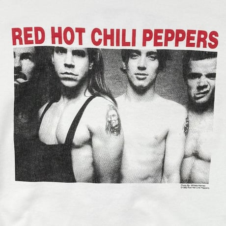 RED HOT CHILI PEPPERS WILLIAM HAMES  MEMBER PORTRAIT  CREWNECK SWEAT  WHITE FITS XL 8720