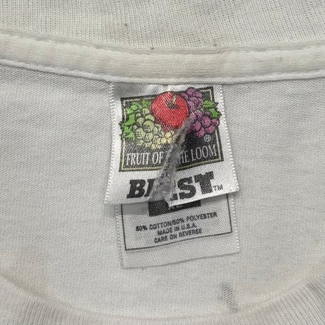 RAGE AGAINST THE MACHINE WU-TANG CLAN EVIL EMPIRE WHITE FRUIT OF THE LOOM XL 7893