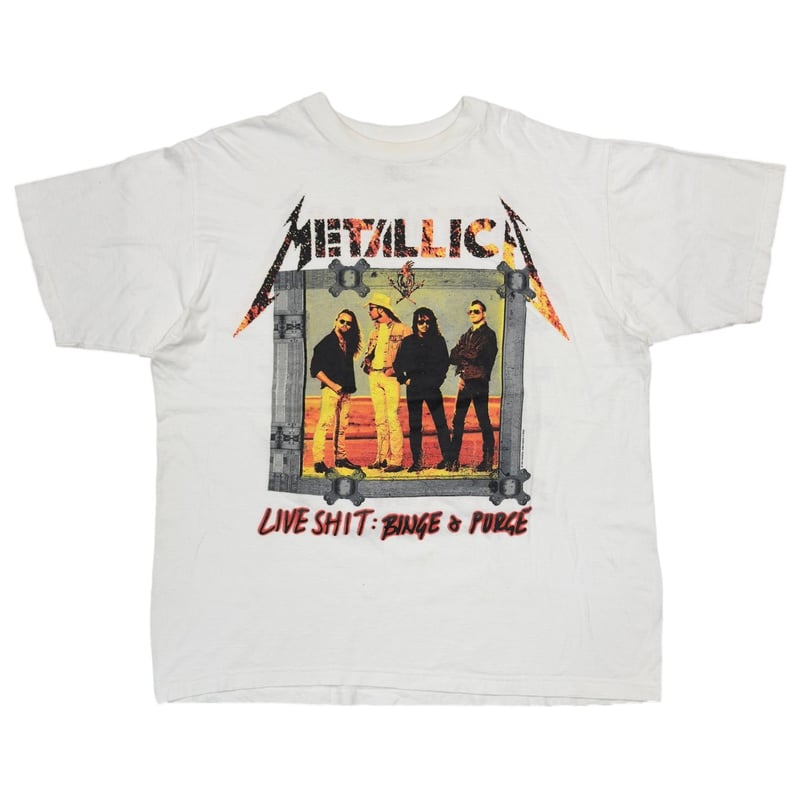 METALLICA LIVE SHIT BINGE & PURGE 1995 WHITE EU