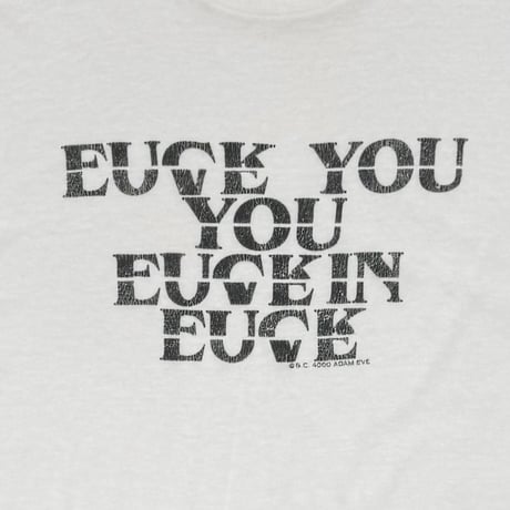 greatLAnd ORIGINAL fuck love shirt / new vintage 44 FITS XL 6027